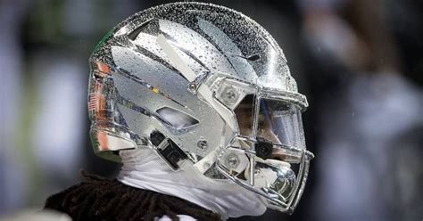 Oregon Ducks Chrome Helmet