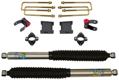 2007-2018 Chevy Silverado 1500 2wd 3" Front/5" Rear Lift Kit W/ Bilstein Shocks - MaxTrac ...