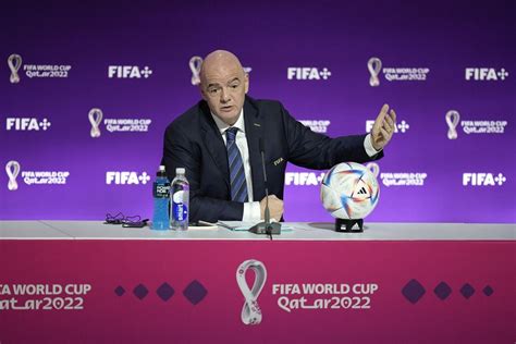 FIFA President Gianni Infantino scolds World Cup critics in ...