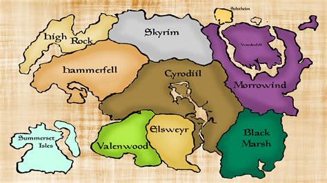 Tamriel Map The Elder Scrolls Online Maps | Images and Photos finder