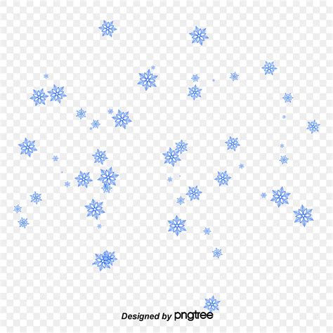 Snow Falling Hd Transparent, Blue Snow Falling Material, Snowflake, Snow, Snows PNG Image For ...