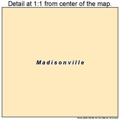 Madisonville Louisiana Street Map 2247560