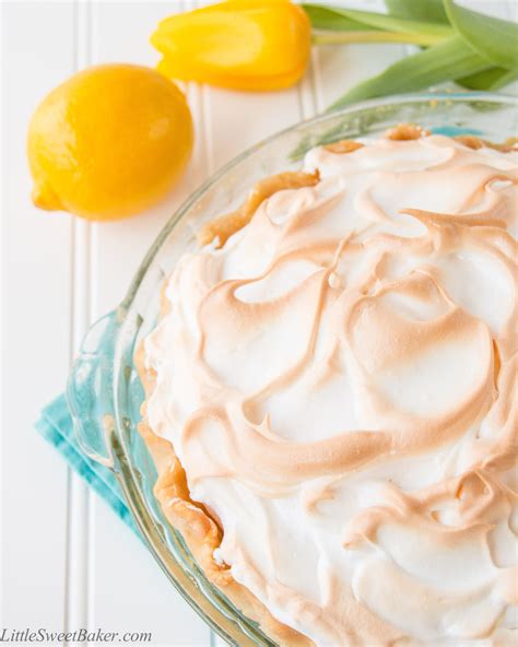 This easy homemade lemon meringue pie has a fresh lemon filling that is tangy, sweet and just ...