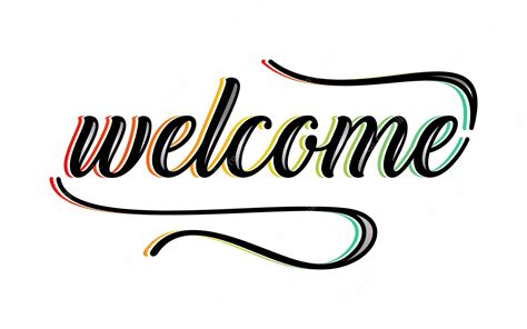 Welcome Letter Clipart PNG Images, Welcome Clipart Colorful - Clip Art ...