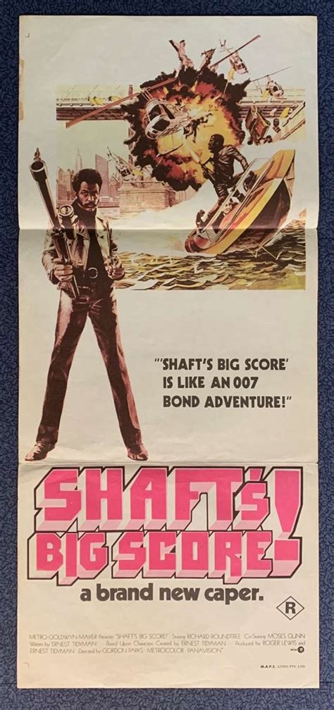 All About Movies - Shaft's Big Score Poster Original Daybill 1972 ...