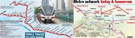 Kolkata Metro Route Map - kolkata metro