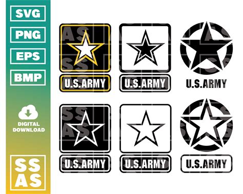 Armee Logo Vektor Bundle Usa Clipart Amerikas Armee - Etsy.de