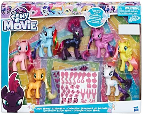 My Little Pony The Movie Cutie Mark Collection Exclusive Figure 7-Pack Set Hasbro Toys - ToyWiz