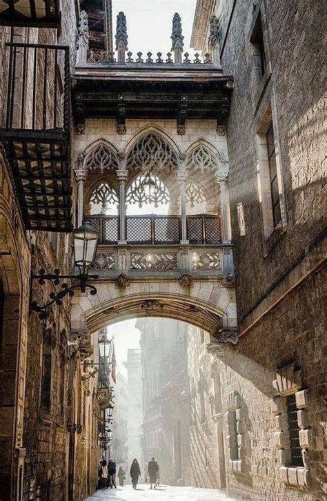 Pont del Bisbe (Catalonian Bridge of Sighs), Barcelona | Beautiful buildings, Ancient ...