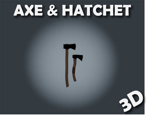 Axe & Hatchet Models by greywolfentertainment