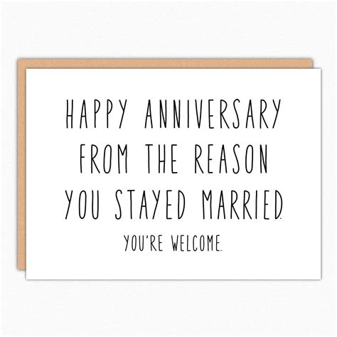 Anniversary Card for Parents. Happy Anniversary Parents. Funny | Etsy | Anniversary quotes funny ...