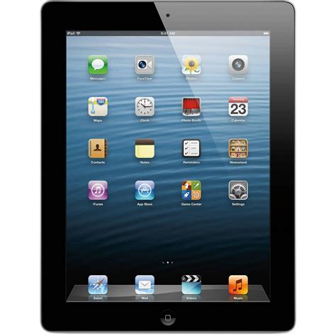 Apple iPad 4th Generation 16GB WiFi Tablet - Black (Refurbished) - Walmart.com - Walmart.com