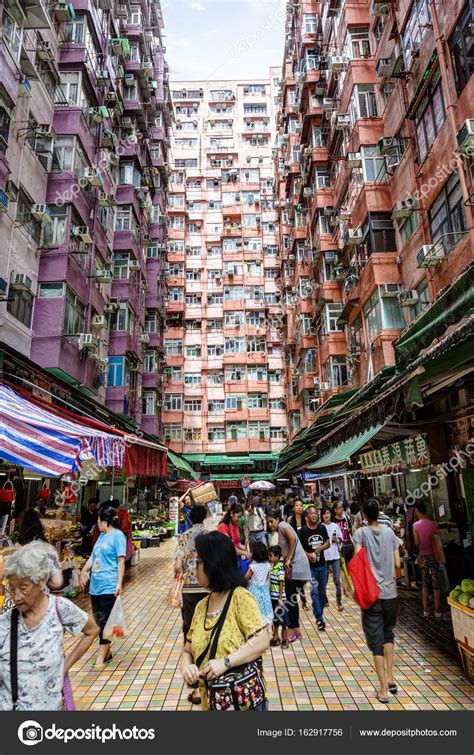 Crowded Street Market in Quarry Bay, Hong Kong – Stock Editorial Photo ...