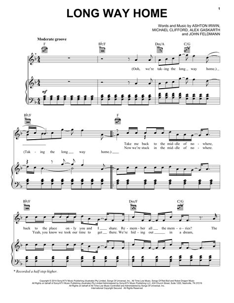 Long Way Home | Sheet Music Direct