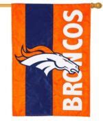 Denver Broncos Embellished Applique House Flag - I AmEricas Flags