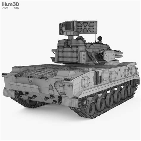 2K22 Tunguska 3D model - Military on Hum3D