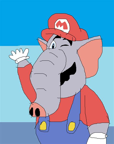 Elephant Mario by sergi1995 on DeviantArt