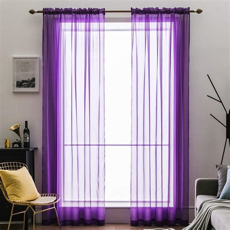 Dark Purple Lace Curtains – Curtains & Drapes