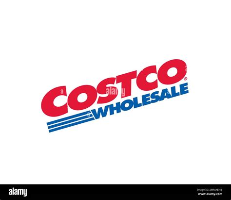 Costco, Rotated, White background, Logo, Brand name Stock Photo - Alamy