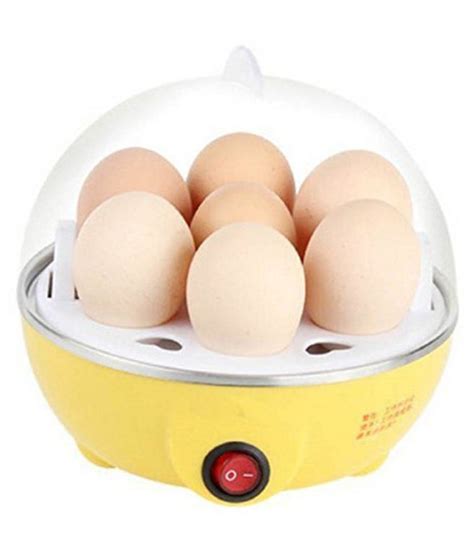 Buy Electric Egg Boiler Automatic Off 7 Egg Poacher for Steaming, Cooking, Boiling and Frying ...