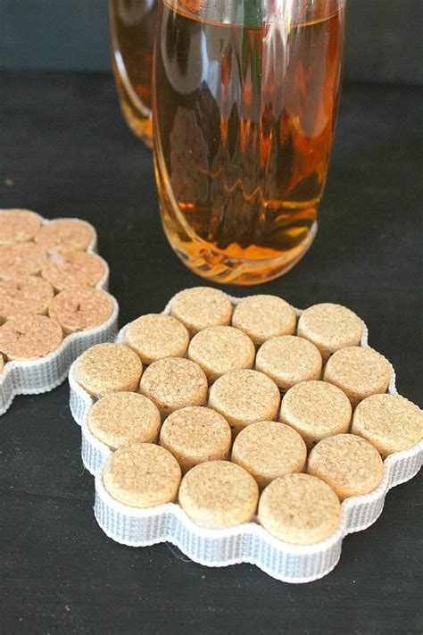 DIY Cork Coasters Tutorial With Recycled Wine Corks