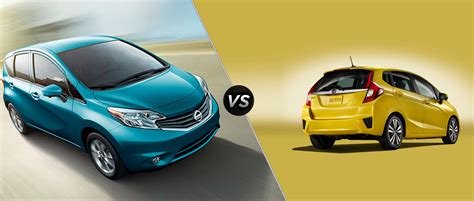 Nissan versa hatchback vs honda fit