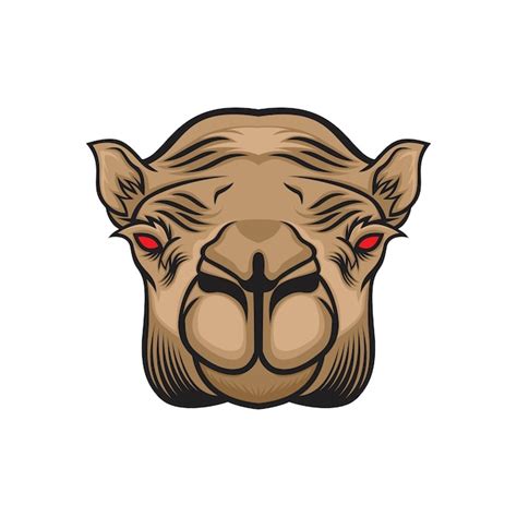 Premium Vector | Camel head vector