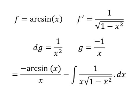 integration - Integral of $\,\arcsin(x)/(x^2)$ - Mathematics Stack Exchange