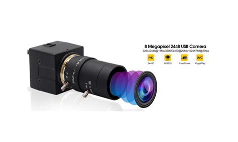 กล้องอุตสาหกรรม Industrial Vision Camera 8.0 MP Lens 5.0-50 IMX179 - เอสทูอินโนเวชั่น