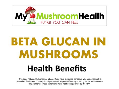 Benefits of Beta Glucans in Medicinal Mushrooms by MyMushroomHealth - Issuu