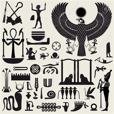 symbole egyptien - Recherche Google | Egyptian symbols, Ancient egyptian symbols, Egypt tattoo