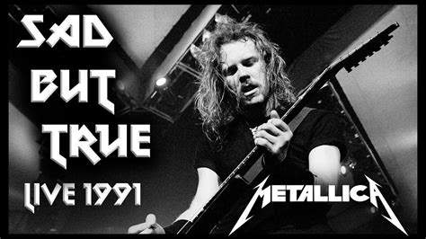 Metallica - Sad But True Live 1991 - YouTube