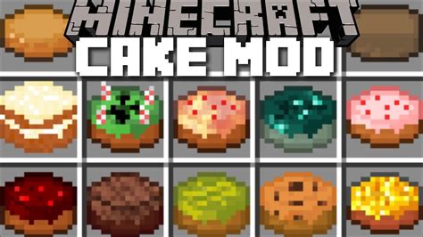 Minecraft CAKE MOD / SURVIVE THE CAKE VILLAGE FESTIVAL WITH THESE CAKES ...