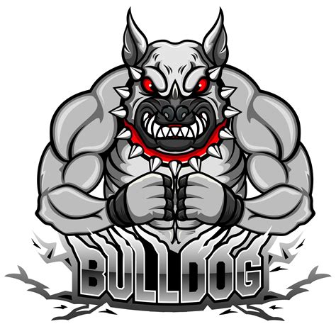 Bulldog esport mascot logo design By Visink | TheHungryJPEG