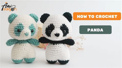 Panda Crochet Pattern Kits & How To Blueprints etna.com.pe