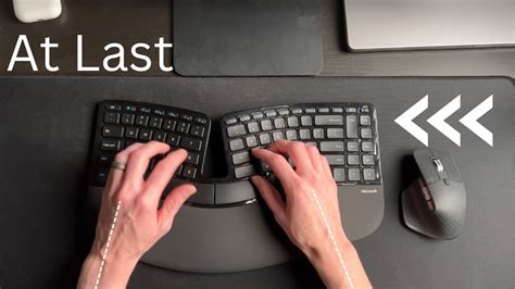 The best keyboard for ergonomics (Microsoft Sculpt) - YouTube