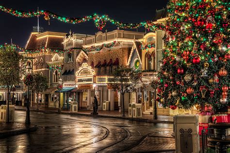 Desktop Wallpapers Anaheim California USA Christmas HDR Christmas