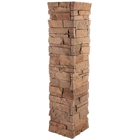 GenStone GenStone Panels 16-sq ft Desert Sunrise Faux Stone Veneer at ...