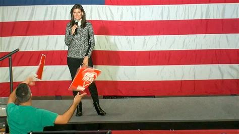 Nikki Haley heckled in South Carolina rally as she calls for Iran war ...