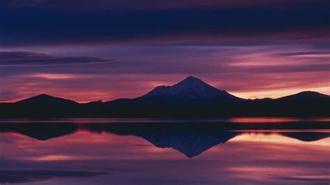 Landscape, Nature, Mountain, Sunset, Sunrise, Sunlight, Purple Mountain HD wallpaper | Pxfuel