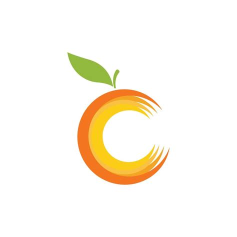 Orange logo design 19508221 Vector Art at Vecteezy