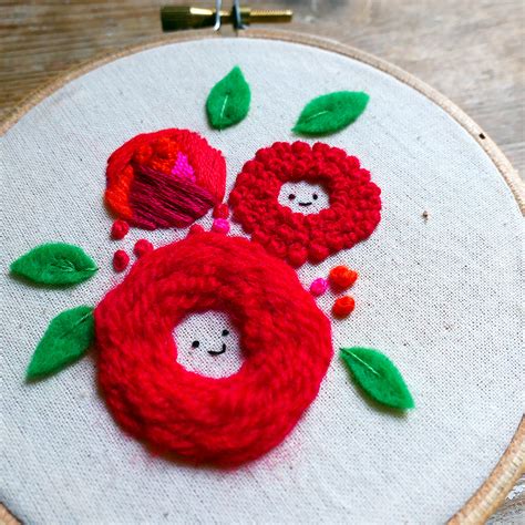 misako mimoko: DIY Embroidered Smiling Roses Starter Kit