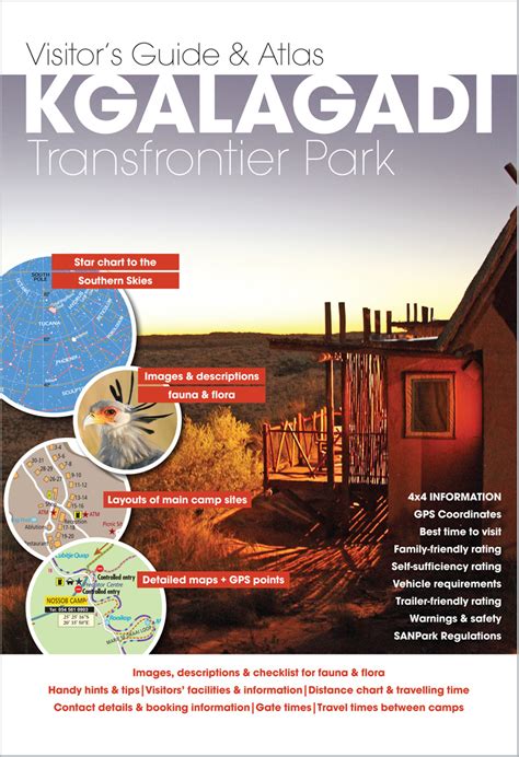 Visitor’s Guide to Kgalagadi Transfrontier Park including maps