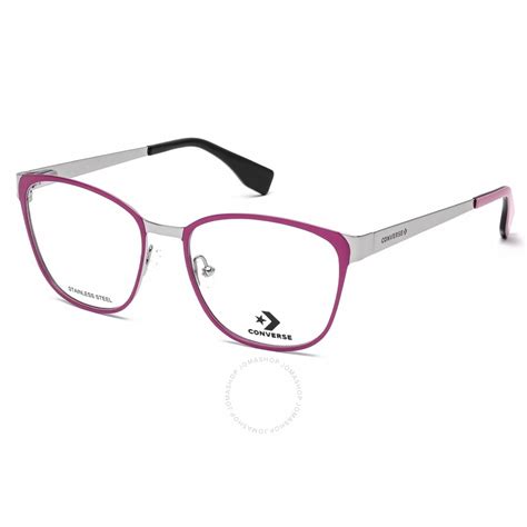 Converse Ladies Pink Round Eyeglass Frames A221PIN52 751286321715 ...