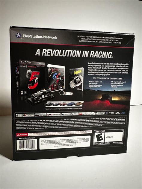 Gran Turismo 5 Collector's Edition Sony PlayStation 3 PS3 Game Car (NO ...