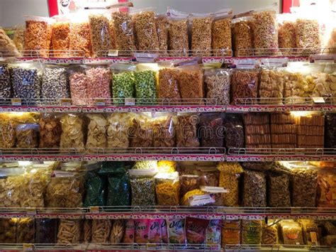 Salatiga, Indonesia - March 2023: Various Types of Snacks, Especially ...