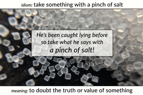 Idiom - Pinch Of Salt - Funky English