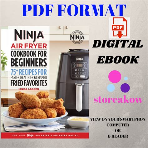 Ninja Air Fryer Cookbook for Beginners _ 75 Recipes for | Etsy