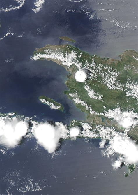 Satellite Image, Photo of Haiti