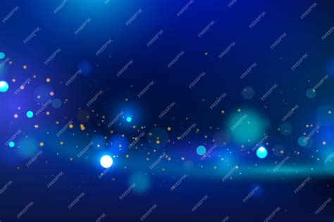 Premium Vector | Realistic navy blue glitter background